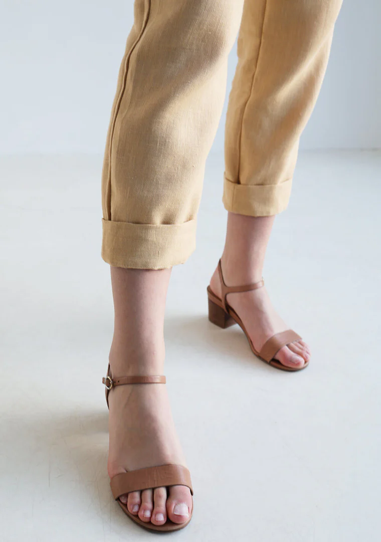 Chicago High Waisted Linen Pants - Image 4
