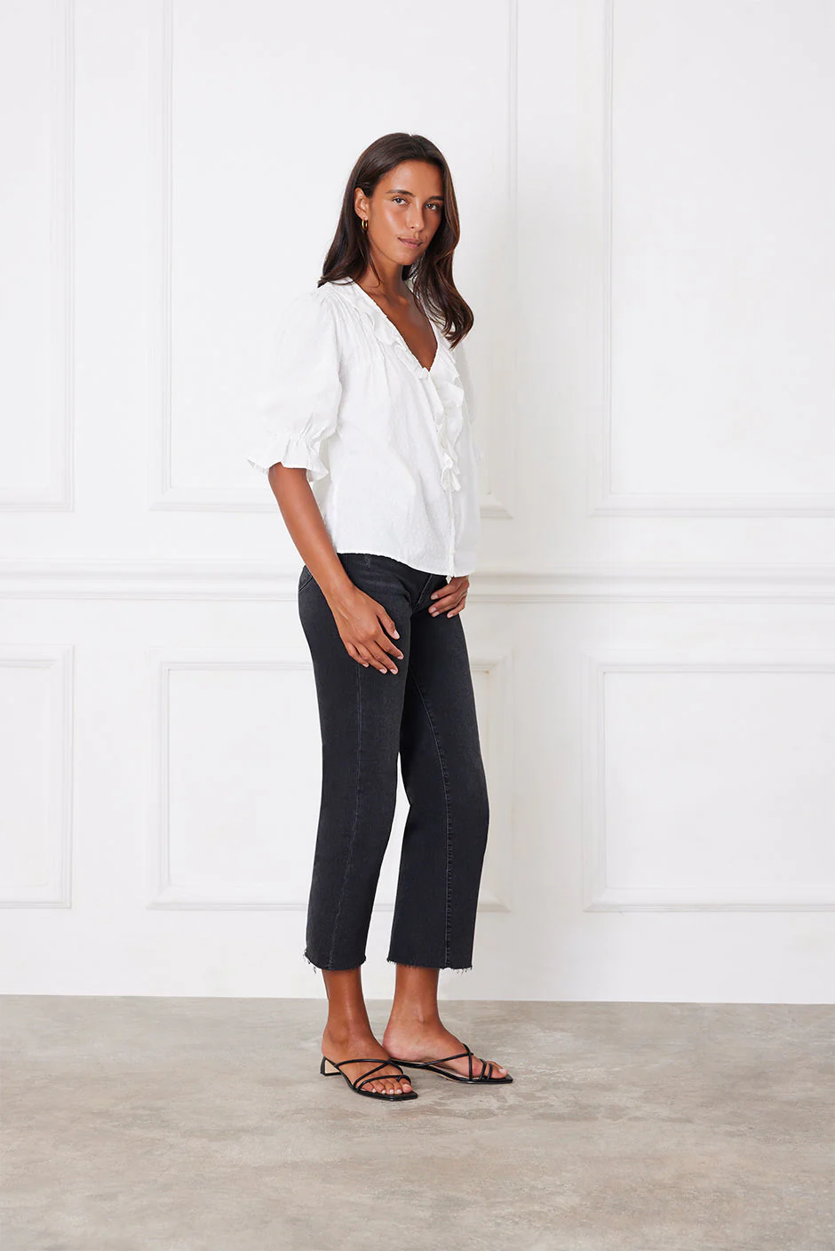 Chloe Shirt in Off White - Image 4