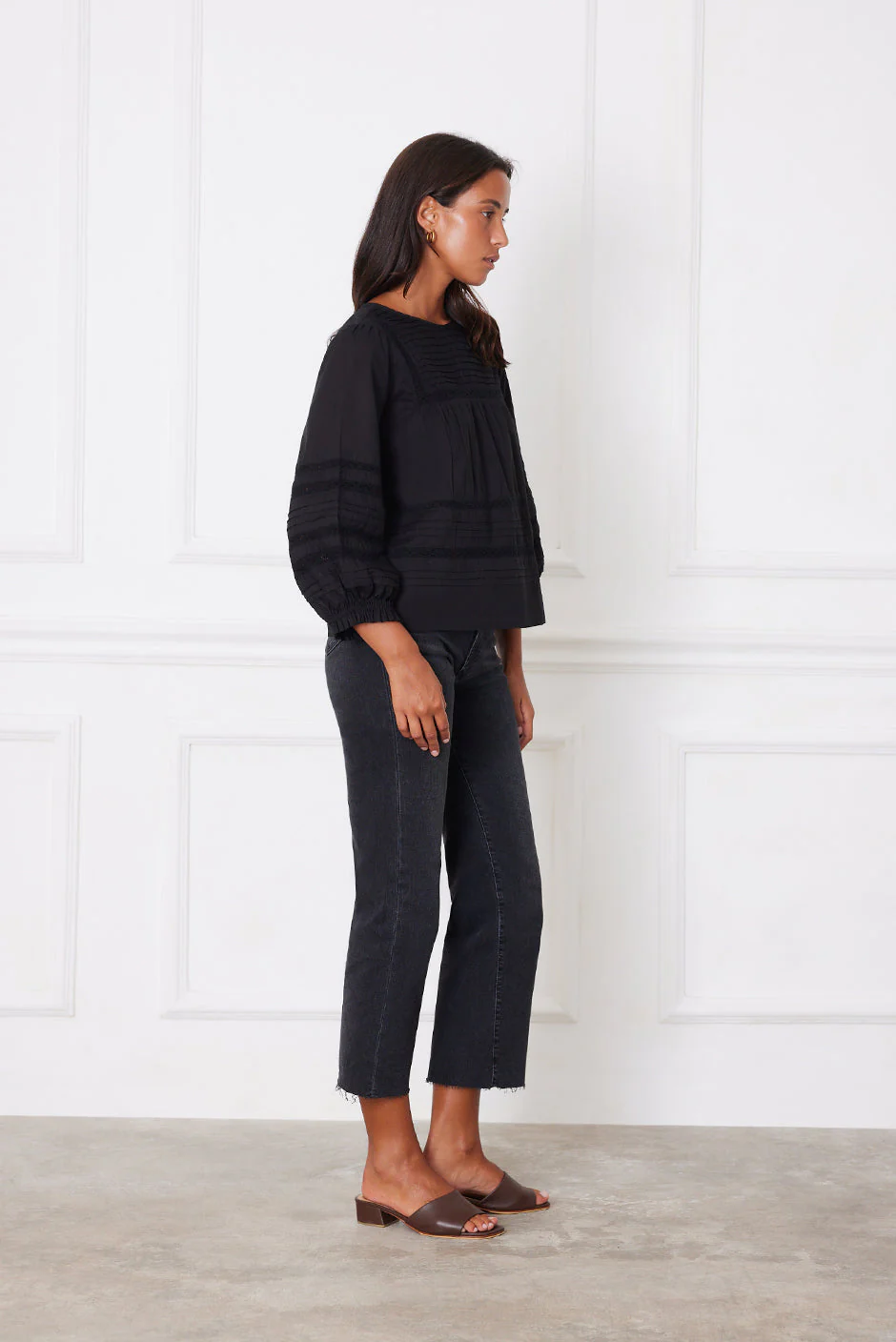 Dawn Blouse in Black - Image 3