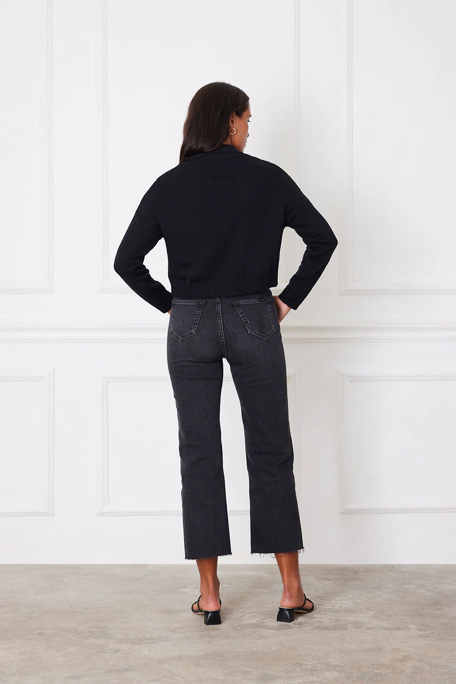 Diana Cardigan in Black - Image 4