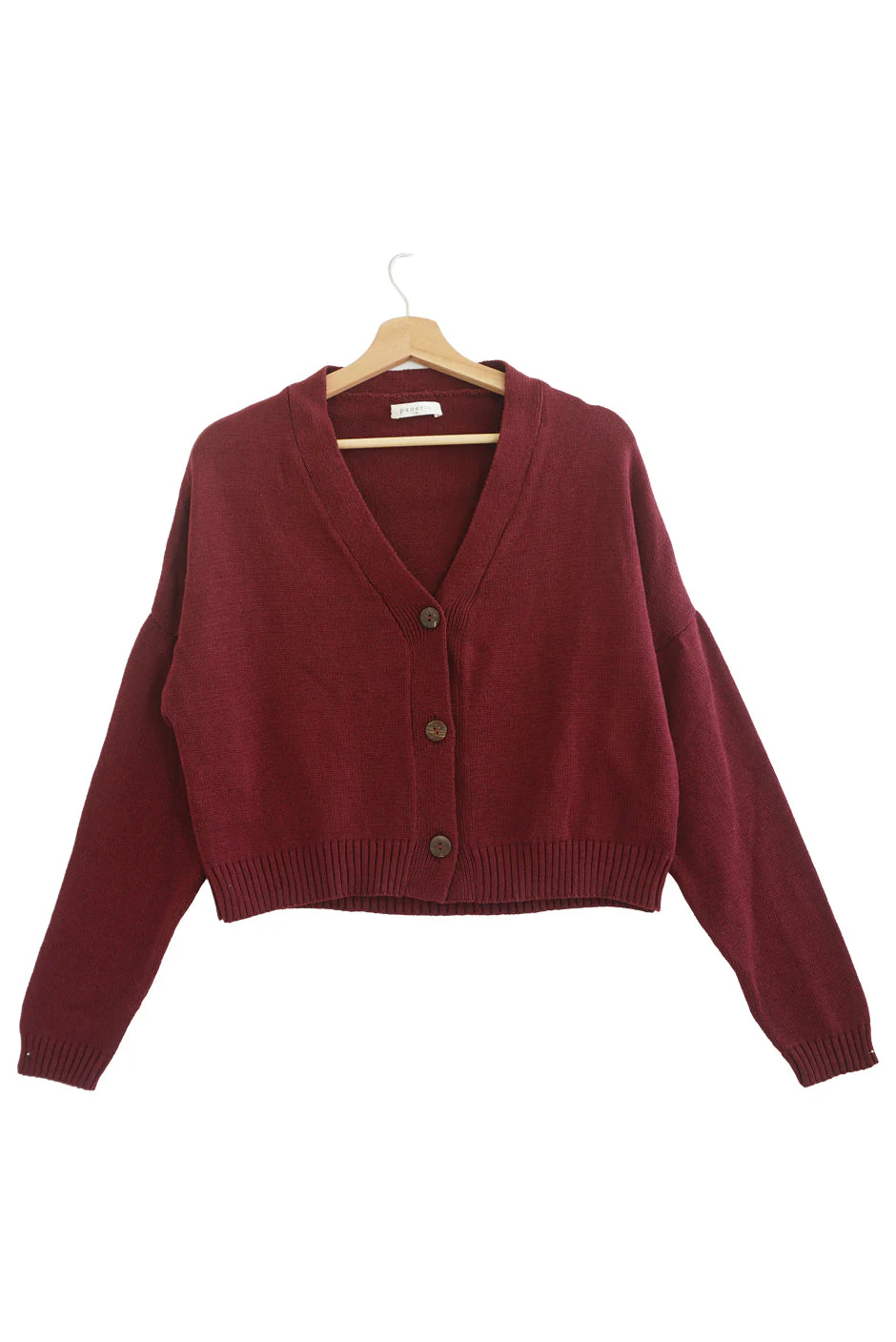 Diana Cardigan in Burgundy - Image 4