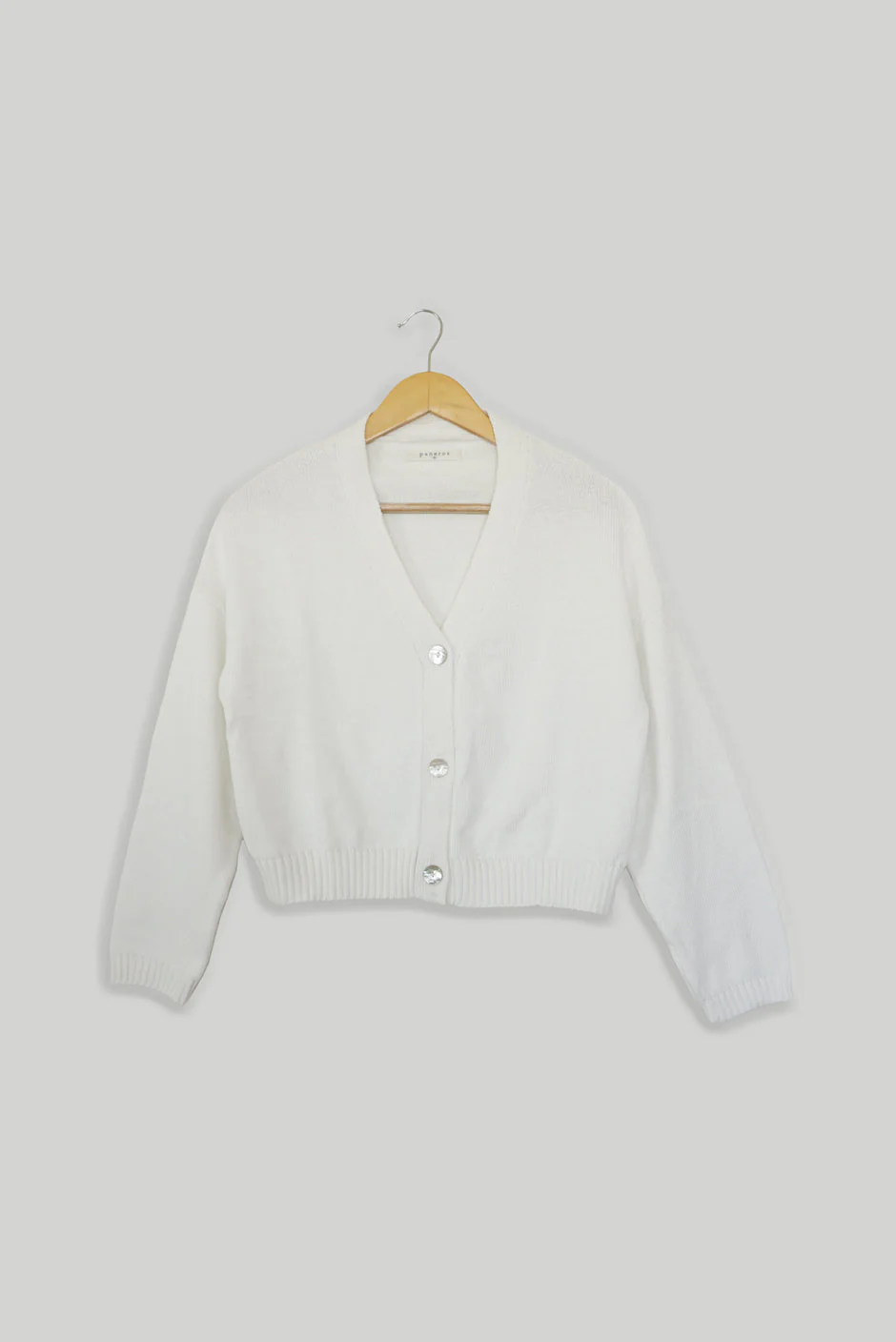 Diana Cardigan in Sugar White - Image 4