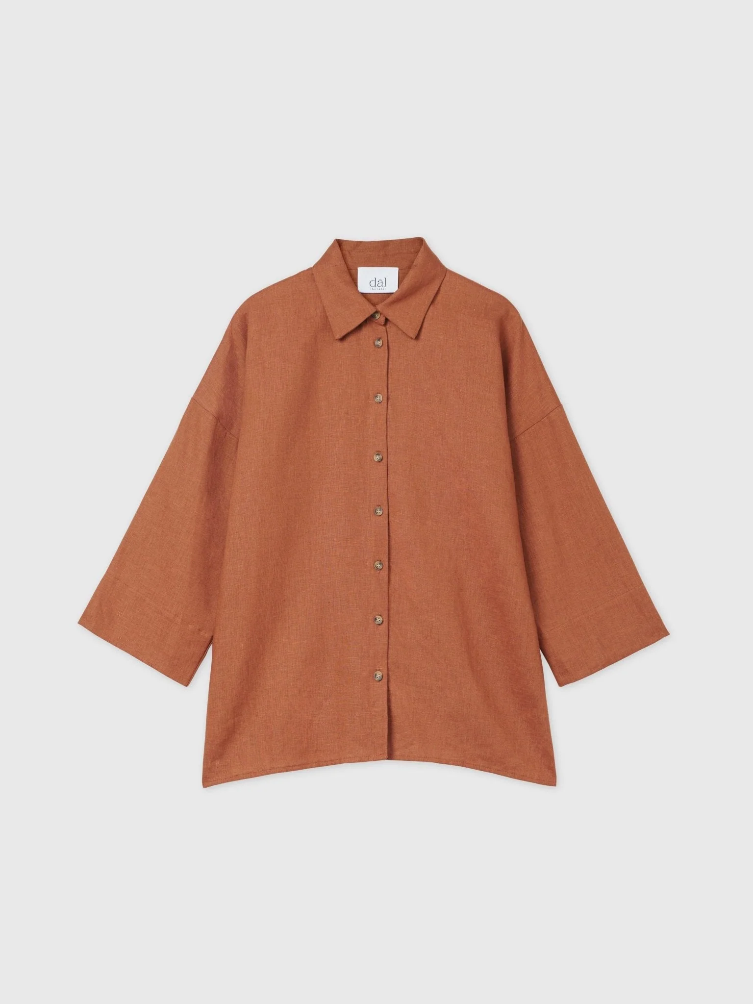 Essential Linen Oversized Shirt - Image 4