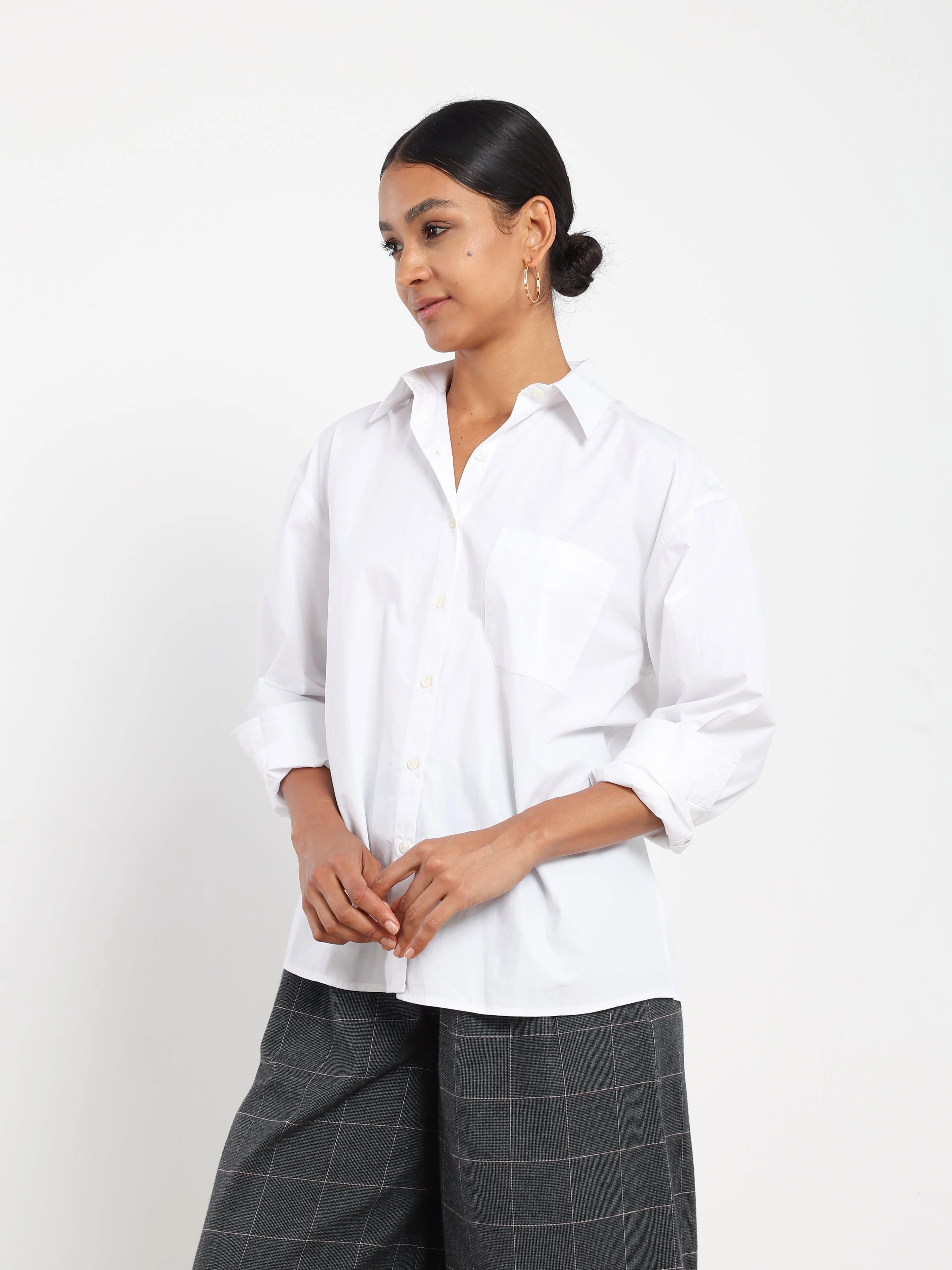 Farah Button Up in White - Image 3