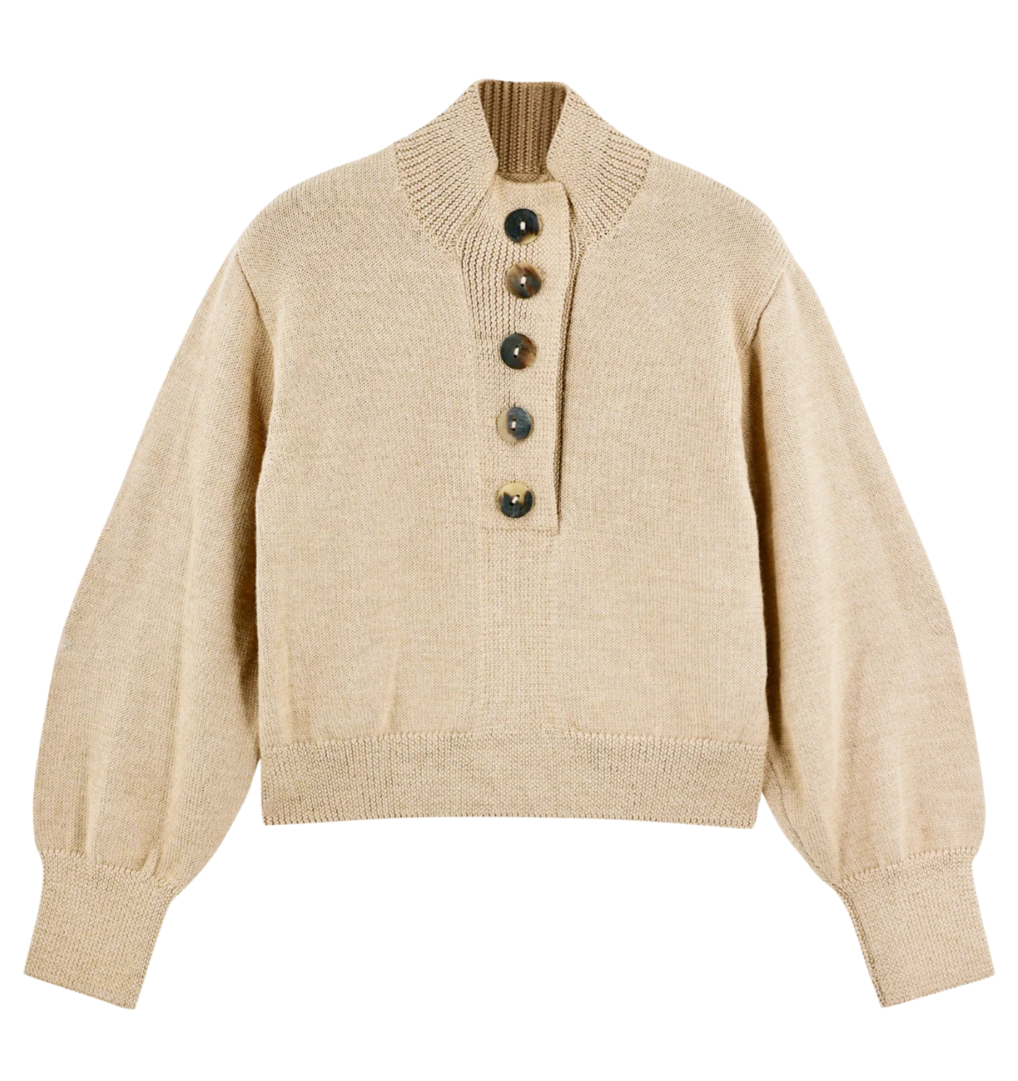 Ghent Alpaca Sweater in Oatmeal - Image 4