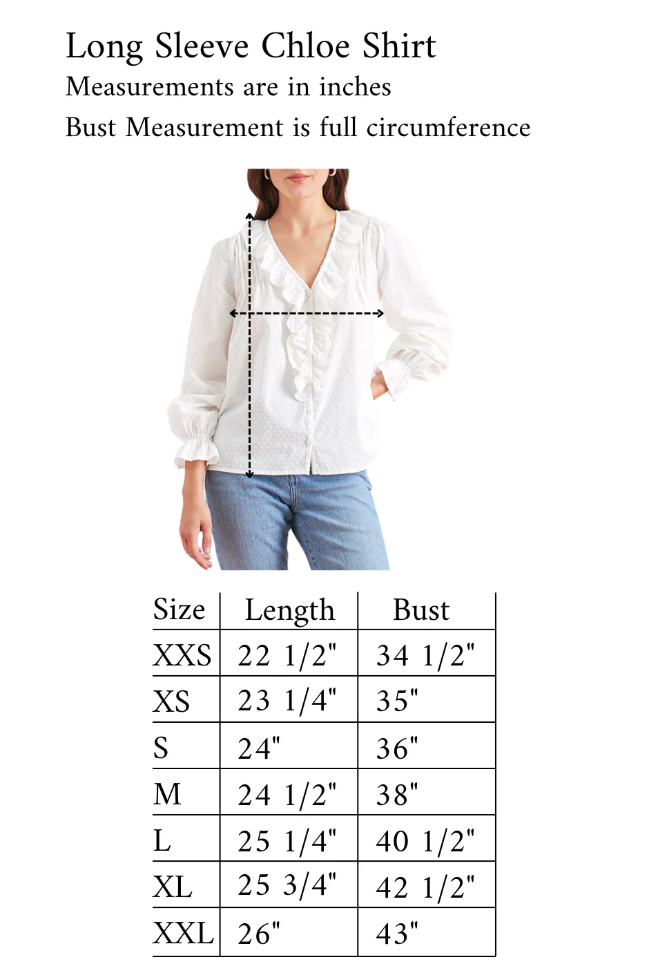 Long Sleeve Chloe Shirt in Off White - Image 6