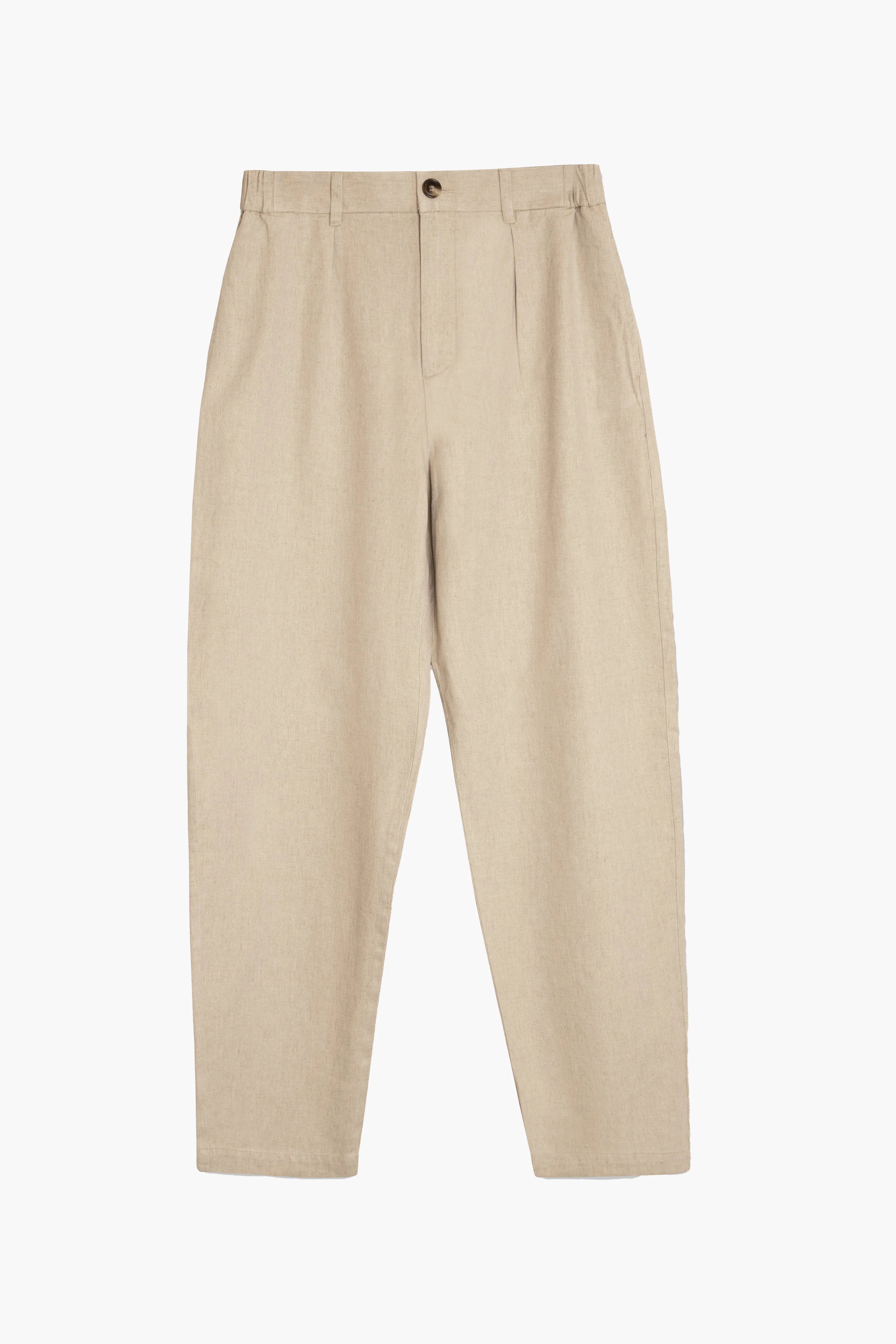 Ranya Pleated Trouser in Desert Sand - Image 13