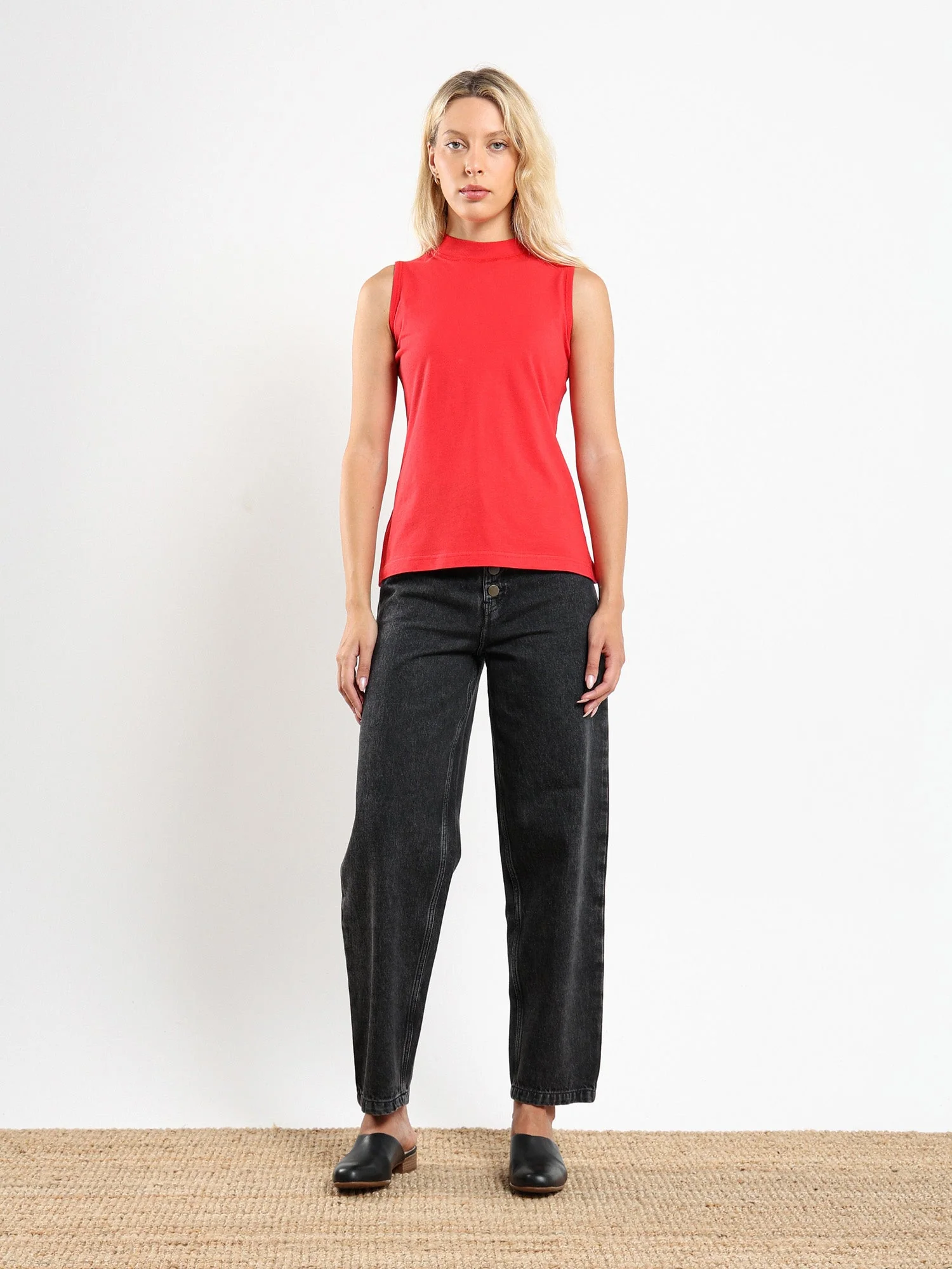 Sahra Tank in Hibiscus Red - Image 4