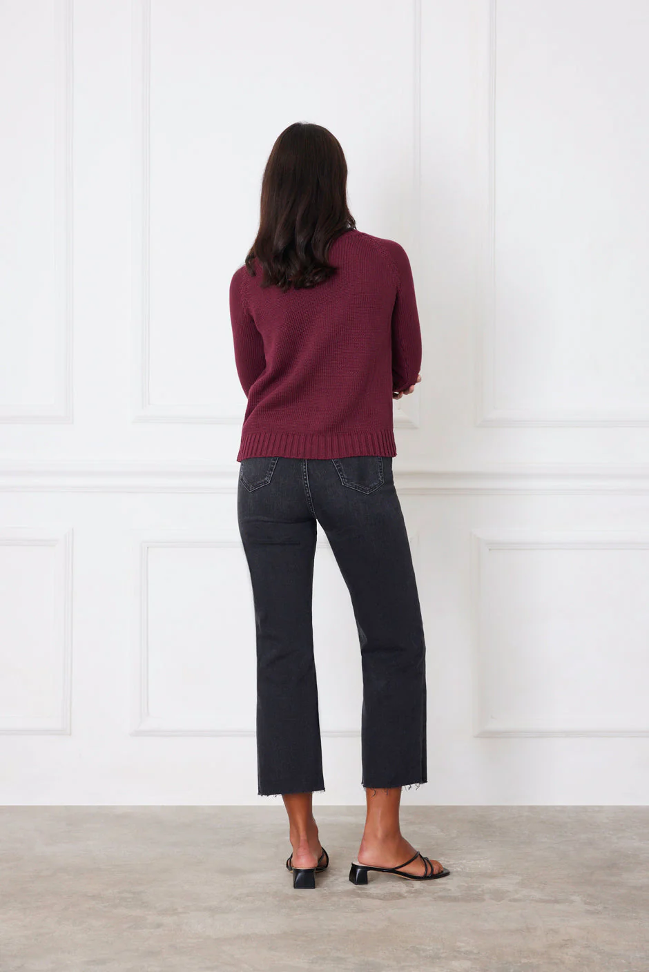 Sloane Crewneck in Plum - Image 4
