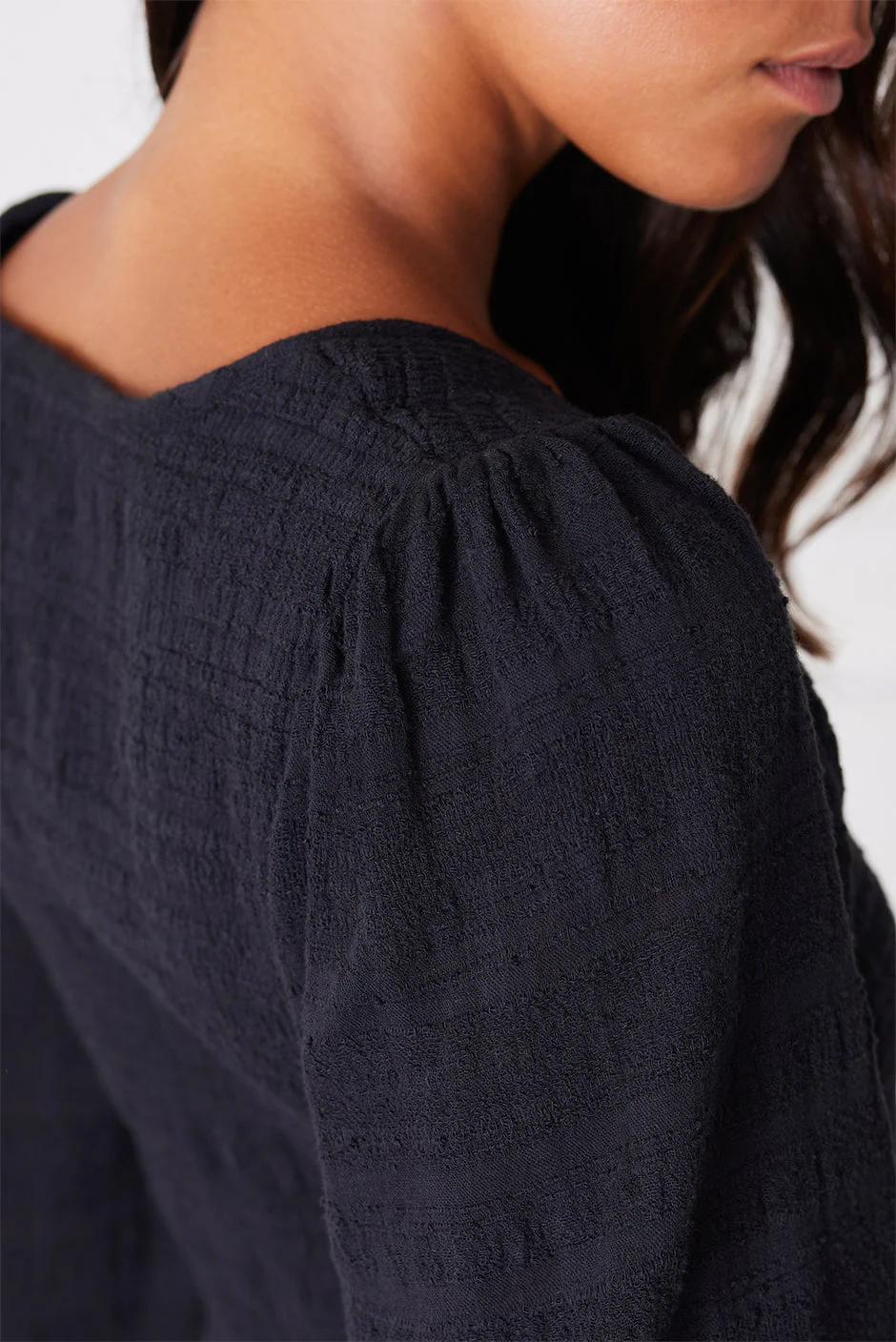 Stella Midi Dress in Black - Image 7